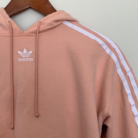 Adidas Women’s Cropped Sweatshirt in Pink - Picture 3 of 11